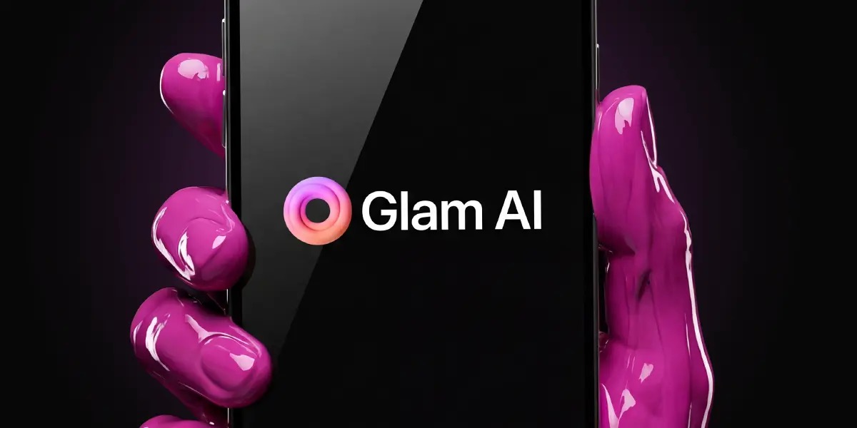 Glam AI homepage screenshot