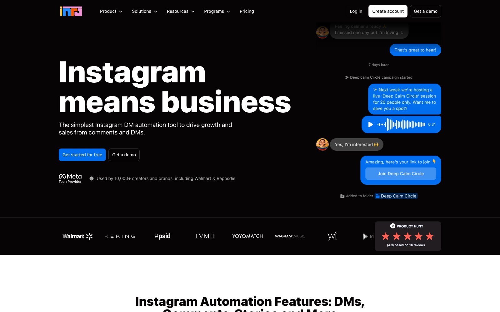 Inro AI 홈페이지 스크린샷