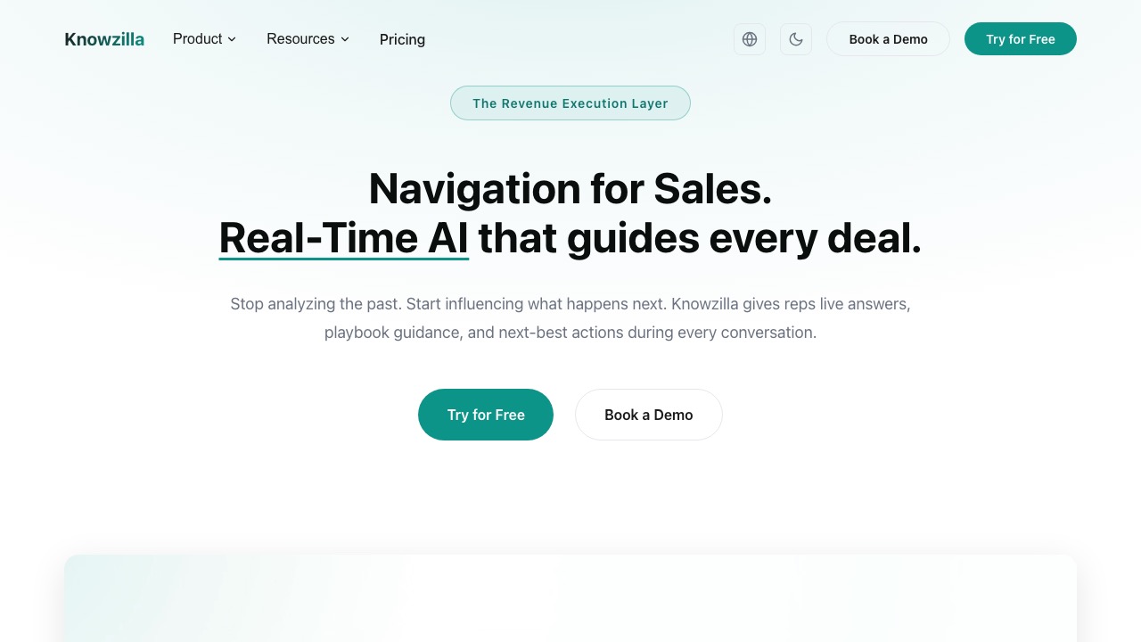 Capture de la page d'accueil de Knowzilla