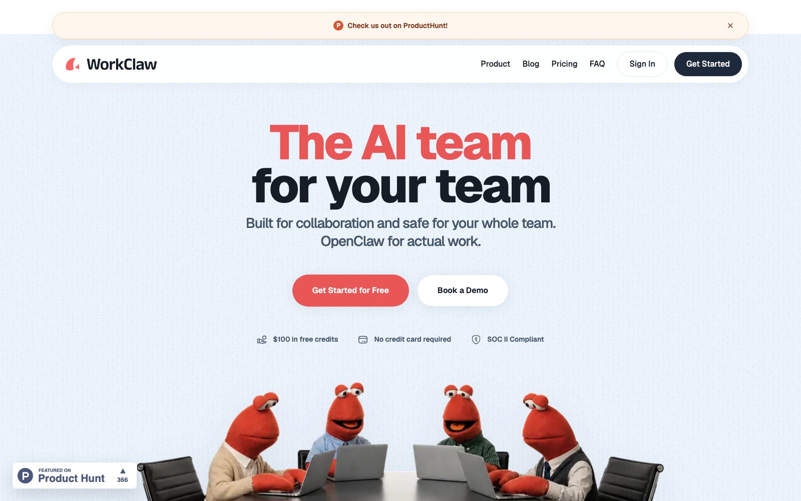 WorkClaw homepage screenshot