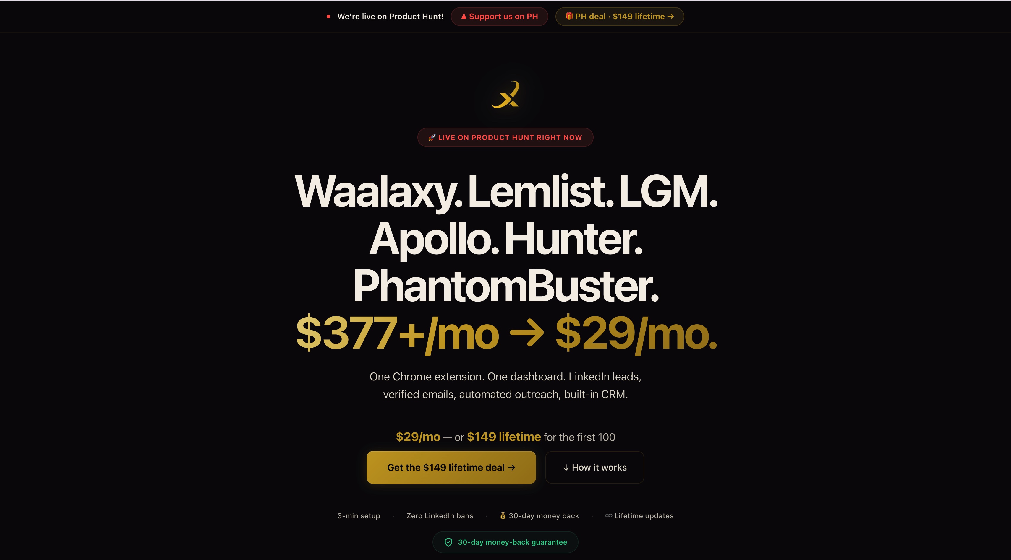 XP One 官网首屏截图